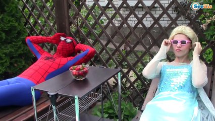 Spiderman, Frozen Elsa & Doctor w/ Zombie Prank vs Joker SupeHeroes Fun in Real Life Episode 9