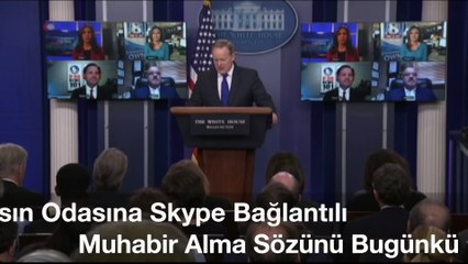 Beyaz Saray’a Sanal Ortamdan İlk Soru