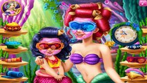 Disney Princess The Little Mermaid Ariel Mommy Real Makeover Cartoon Games for Kids