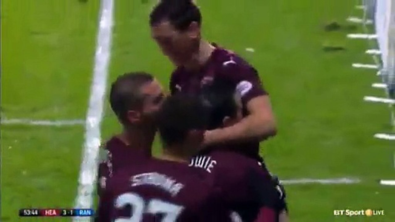 3-1 Don Cowie GOAL HD - Hearts 3-1 Rangers 01.02.2017