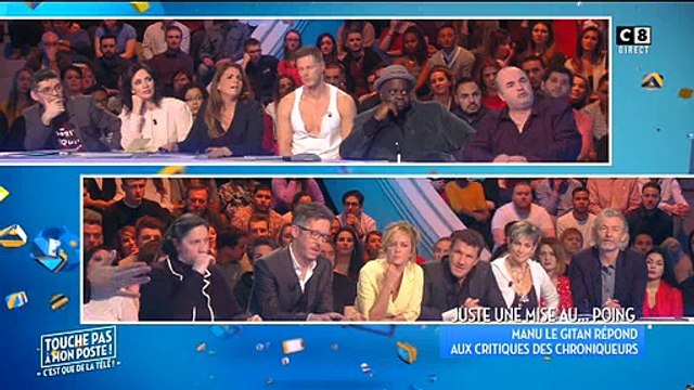 Vive tension hier entre Manu le Gitan et Cyril Hanouna sur C8: Tu vas pas me mettre la pression longtemps !