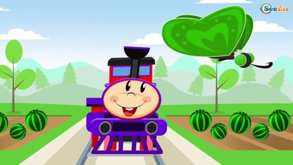 TREN - Caricaturas de Trenes - Videos para niños - Dibujos animados