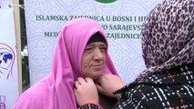Mujeres musulmanas celebran el Día Mundial del Hiyab en Bosnia