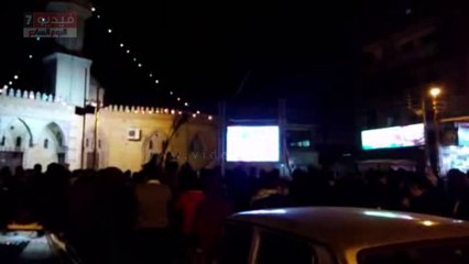 بالفيديو..أهالى الشرقية يتابعون مباراة مصر وبوركينا فاسو بميدان التحرير فى الزقازيق