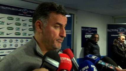 Christophe Galtier: «L'AJA mérite sa qualification»