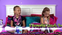 FROZEN ELSA AND ANNA FINDING DORY AND SECRET LIFE OF PETS Surprise Lunch Boxes - Surprise Eggs Toys