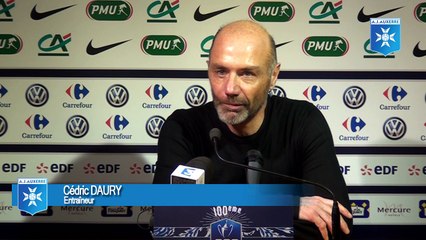 Cédric Daury après la qualification face à Saint-Etienne