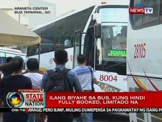 SONA: Ilang biyahe sa bus, kung hindi fully-booked, limitado na
