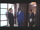 Audience du premier ministre accordée au directeur général des affaires africaines au département des affaires étrangères au  Japon