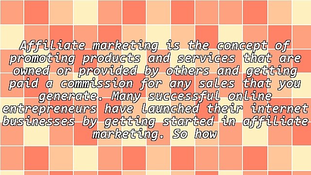 6 Steps For Starting Out With Affiliate Marketing