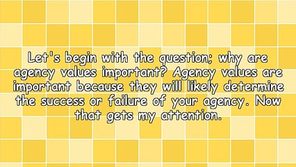 Core Agency Values - What Are They and Why Are They Important?