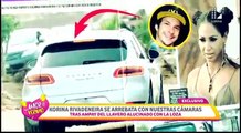 Korina se loquea ante cámaras tras ampay de Melissa y Mario