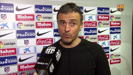 Luis Enrique: “El resultado es maravilloso”