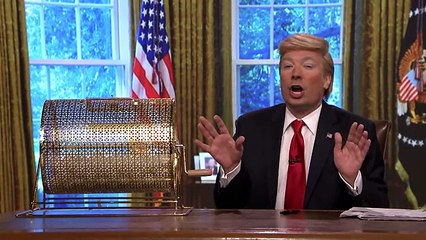 Trump Unveils Huge Wheel of Decisions