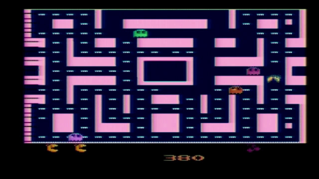 A era de ouro do Video Game - ATARI 2600 - MS PAcman