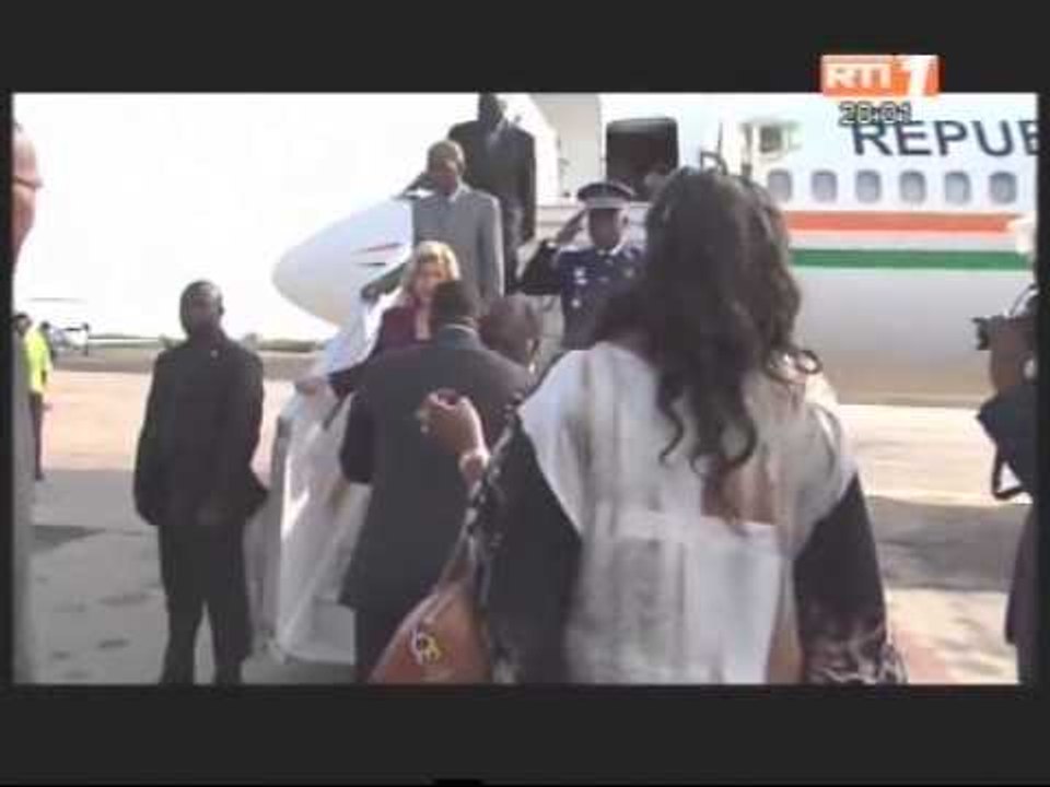 Arrivée du président de la republique au Sénéga...