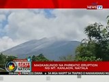 SONA: Mt. Kanlaon, nagkaroon ng magkasunod na phreatic eruption