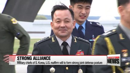 Download Video: Military chiefs of S. Korea and U.S. reaffirm to establish strong joint defense posture