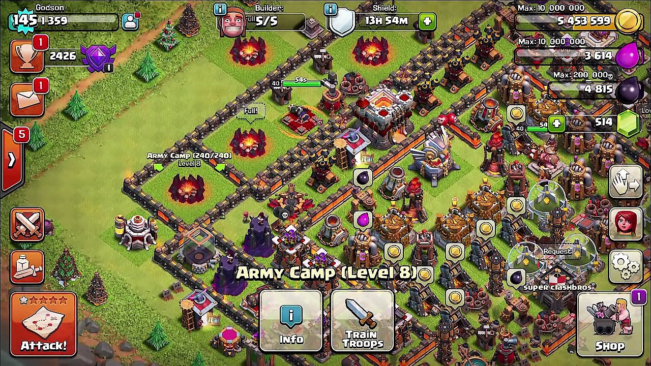 Clash Of Clans - 240 MEN Vs. 1 VALKYRIE!!! Glitch-!-