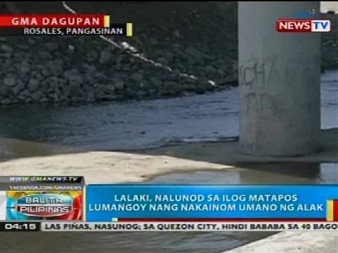 Lalaki sa Rosales, Pangasinan, nalunod sa ilog matapos lumangoy nang nakainom umano ng alak