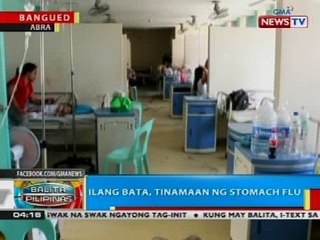 BP: Ilang bata, tinamaan ng stomach flu