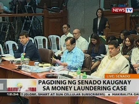 BT: Pagdinig ng Senado kaugnay sa money laundering case