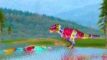 Colors Dinosaur Cartoon Short Film | Dinosaur Finger Family Songs | Dinosaur Nursery Rhymes For Kids