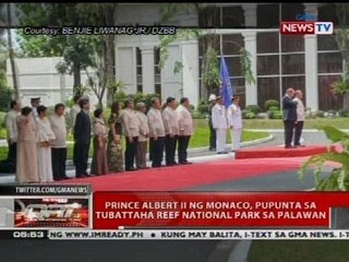 Prince Albert II ng Monaco, papunta sa Tubattaha Reef National Park sa Palawan