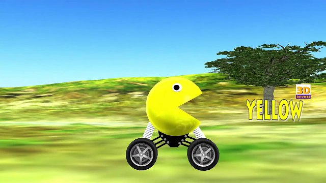 Learn Colors Songs Collection | 3D Colors Nursery Rhymes | Pacman Eating Chocolates Colors