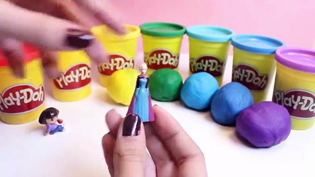 Play Doh Rainbow Surprise Eggs Play-Doh Toys Huevos Sorpresa Plastilina радуга многоцветный