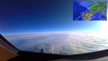 B747 Cockpit Flight Timelapse from BUENOS AIRES [EZE] to FRA