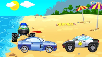 The Police Car is a Hero! Cartoon about Emergency Cars Adventures | Cartoons for kids Episode 24