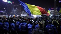 تظاهرات بی سابقه در رومانی در مخالفت با طرح دولت