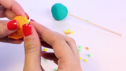 Скачать видео: Play Doh Lollipops How to make Playdough Lollipops Pops Ice creams Popsicles Hasbro