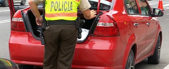 La Policía entro un carro reportado como robado en operativo realizado en Guayaquil