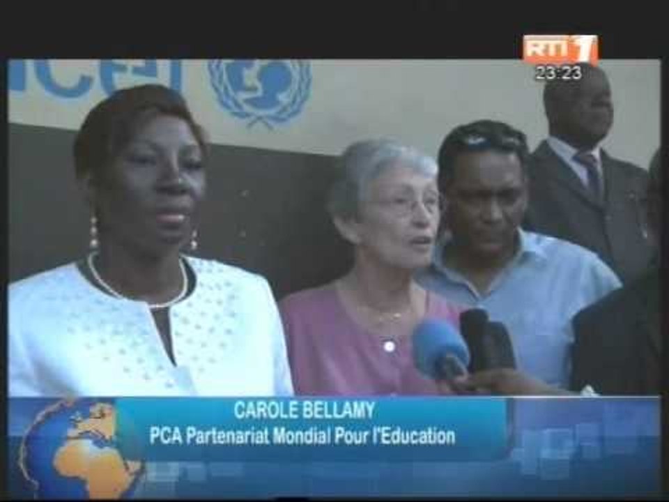 la présidente du conseil d'administration du partenariat mondial pour l'éducation échange avec la ministre Kandia Camara
