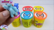 Learn Colors Spiderman Marvel Play Doh Surprise Toys MLP Disney Surprise Egg and Toy Collector SETC