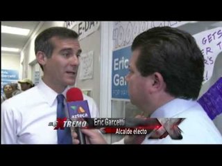 Eric Garcetti platicó con Al Extremo tras ganar elecciones