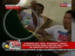 Sobreng may pera, ipinamigay umano sa  pagtitipong dinaluhan ng mga lokal na kandidato sa Q.C.