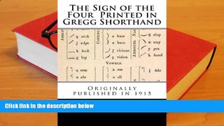 Audiobook  The Sign of the Four - Printed in Gregg Shorthand Full Book