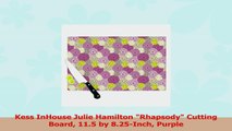 Kess InHouse Julie Hamilton Rhapsody Cutting Board 115 by 825Inch Purple 4c03057c