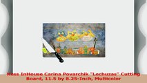 Kess InHouse Carina Povarchik Lechuzas Cutting Board 115 by 825Inch Multicolor 287f96ba