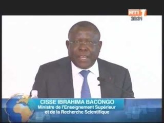 Le ministre de l'enseignement superieur Cissé Bacongo était l'invité de la Tribune du GEPCI