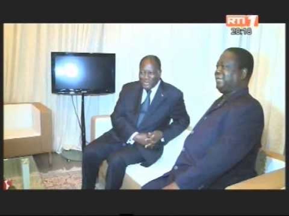 Le Chef de l'Etat Alassane Ouattara a rendu visite à son ainé Henri Konan Bédié
