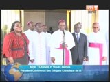 Rencontre entre le président Ouattara et les membres de la conférence des evêques catholiques