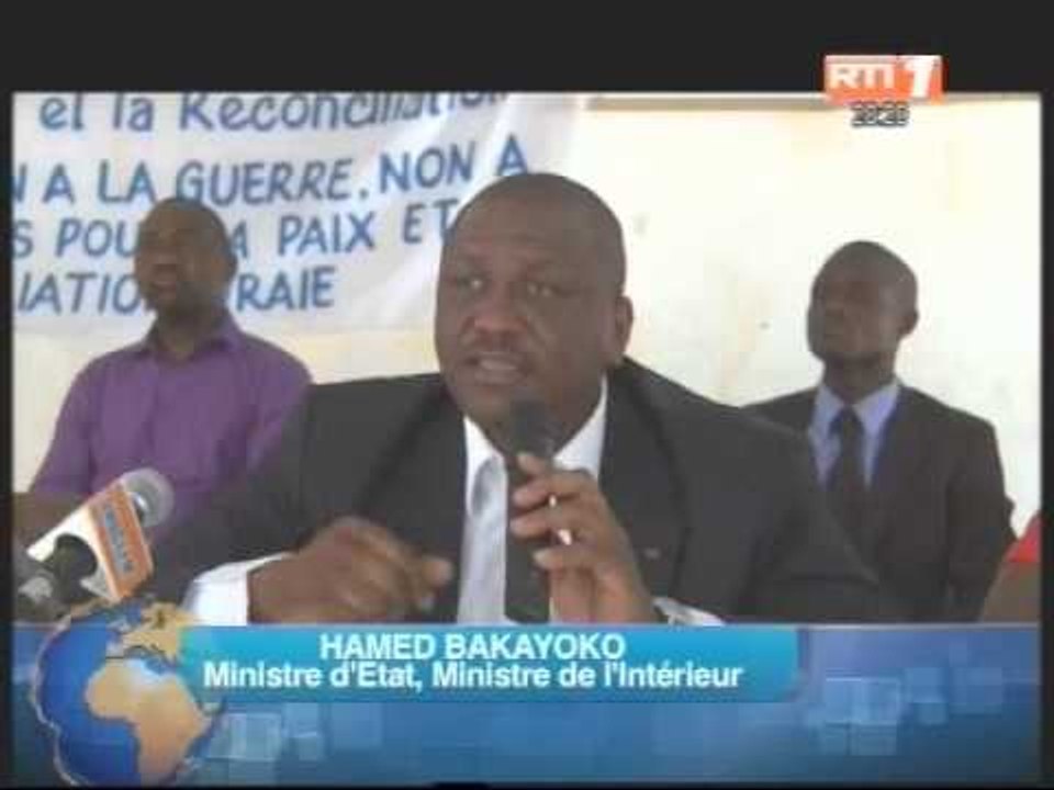 Reconciliation:Hamed bakayoko a échangé avec les mouvements de jeunesse patriotique de Port-Bouet