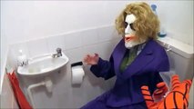 Spiderman vs Joker - Toilet Battle in Real Life Super Heroes Fun Real Life Movie