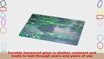 Rikki Knight RKLGCB3543 Claude Monet Art Sea Roses Water Landscape Glass Cutting Board 5afa9dd9