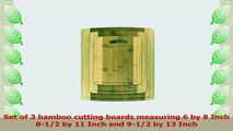 Heim Concept 3Piece Organic Bamboo Cutting Board Set with Drip Groove f7744fda