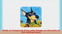 Carolines Treasures SS4128LCB Doberman Glass Cutting Board Large Multicolor f9156975